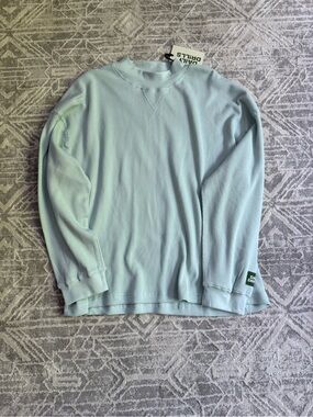 Daily Drills Oversized Vintage Thermal in Lake Day